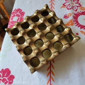 Vintage brass ashtray